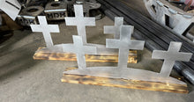 Load image into Gallery viewer, Metal Cross Display