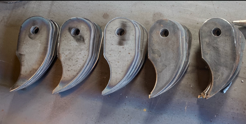 4x Weld On Axle Tab / Traction Bar Mount (3-1/2" Axle With 3/4 - Foto 10