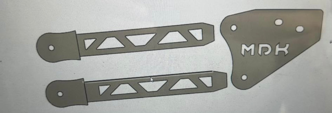 Front sheet metal 4 link kit